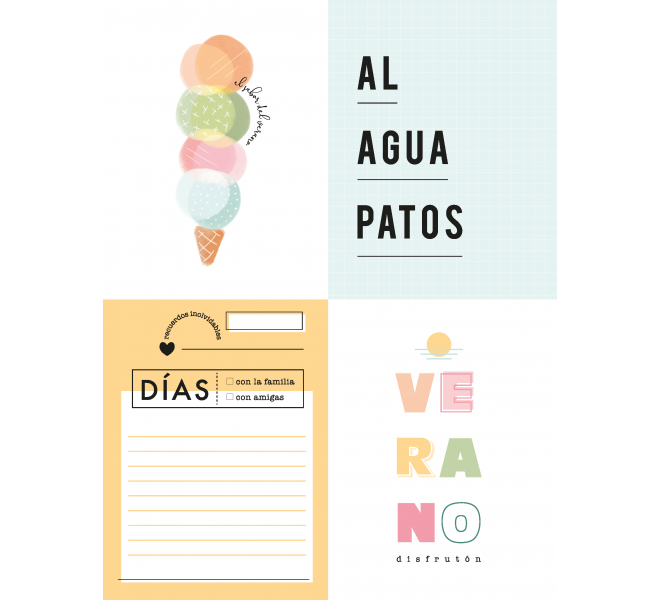 Pad cards and papers ANNE