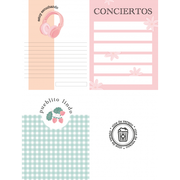 Bloc tarjetas y papeles ANNE