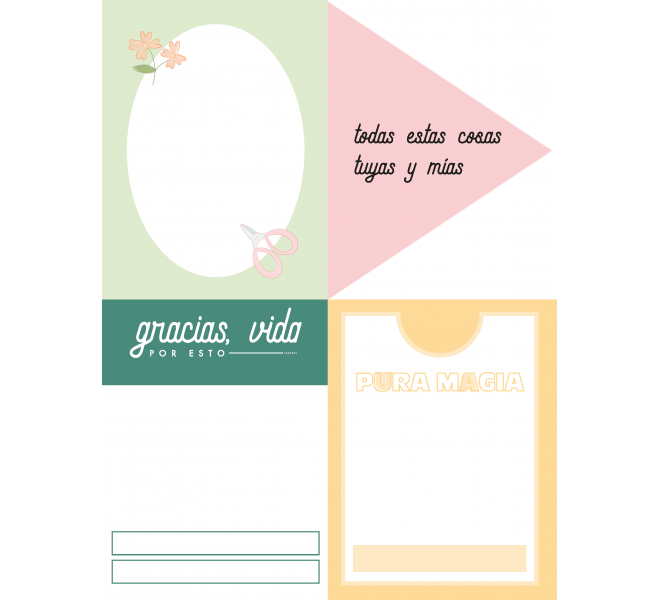 Pad cards and papers ANNE