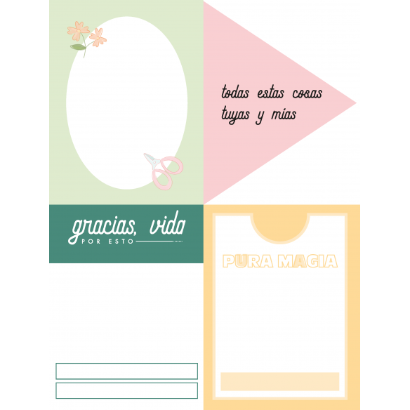 Bloc tarjetas y papeles ANNE