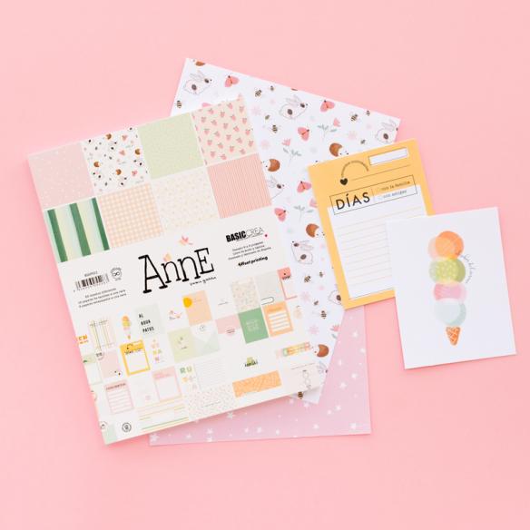 Pad cards and papers ANNE