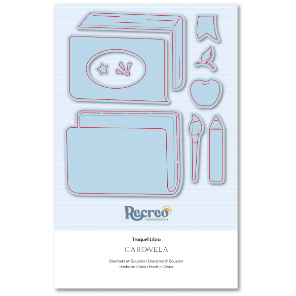Troquel  libro Recreo