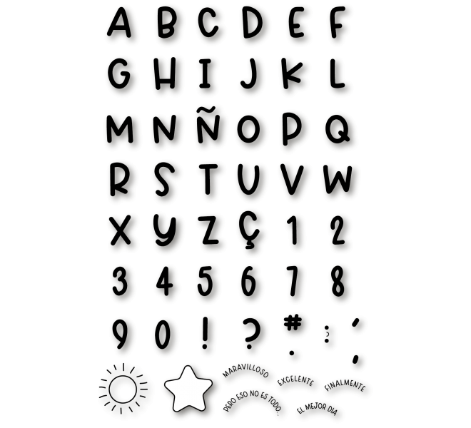 Sellos acrílicos Recreo