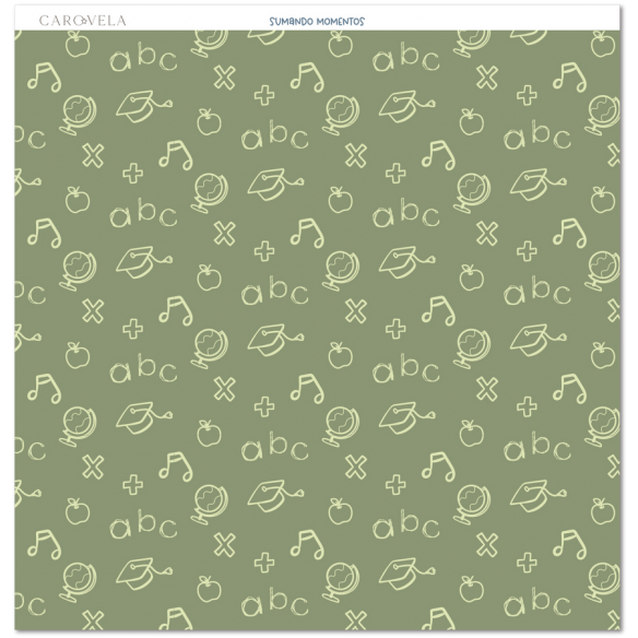 Bloc de papeles 12x12 Recreo