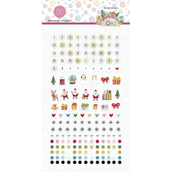Puffy Stickers HOME