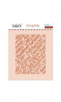 Hot Foil&Fun Lettering Background Plate CELEBRATE
