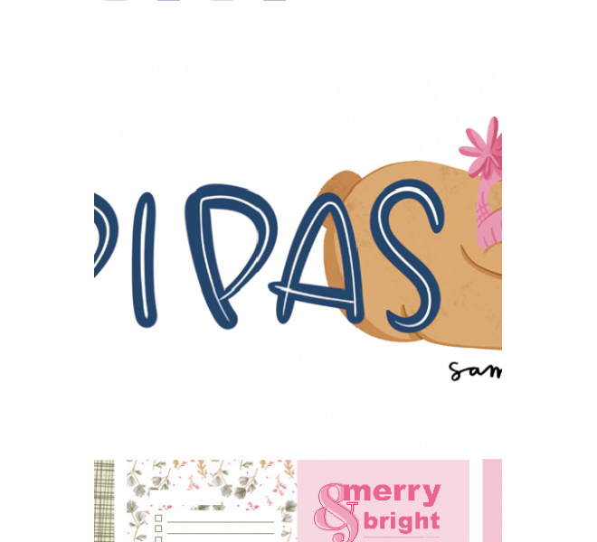 Bloc 6X8"  tarjetas y papeles Pipas