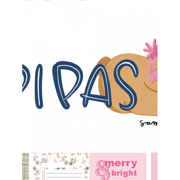 Bloc 6X8"  tarjetas y papeles Pipas