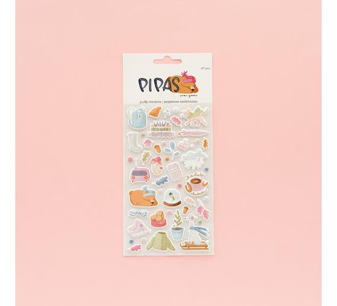 Stickers Illustrations Puffy Pipes