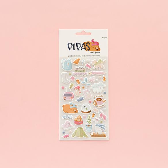 Stickers Illustrations Puffy Pipes