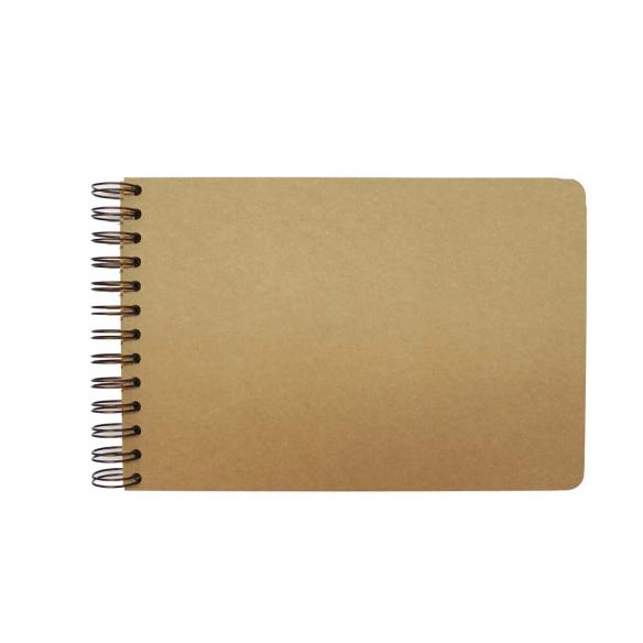 Álbum kraft journal Grande 30,5x21,5 cm.  15 hojas cartulina 250 grs.