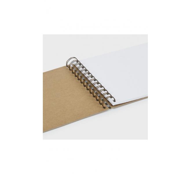 Álbum kraft journal Grande 30,5x21,5 cm.  15 hojas cartulina 250 grs.