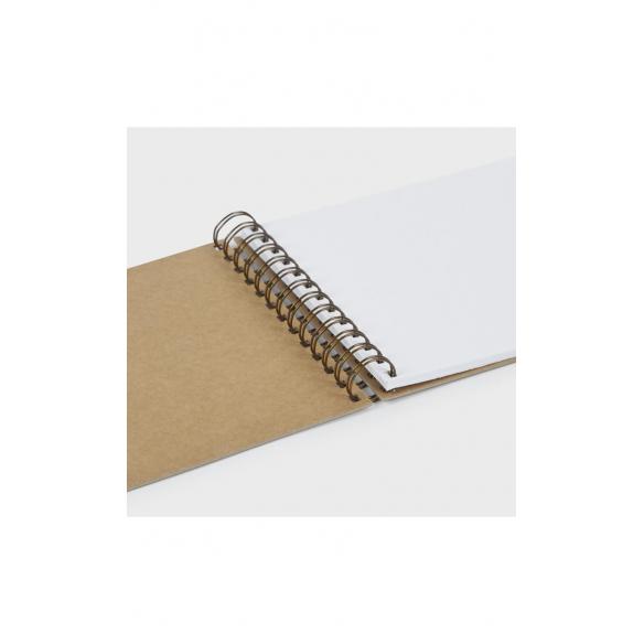 Álbum kraft journal Grande 30,5x21,5 cm.  15 hojas cartulina 250 grs.