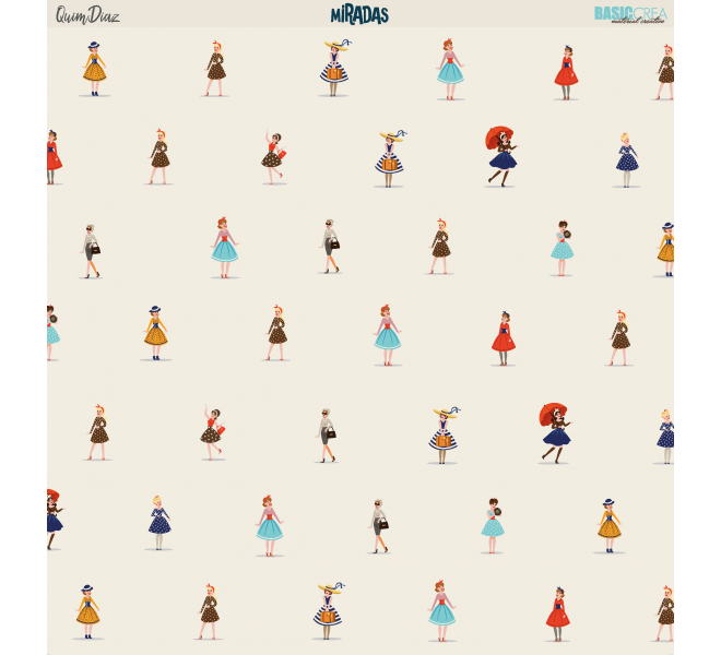 Miradas/  Paper Pack  12X12