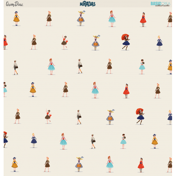 Miradas/  Paper Pack  12X12