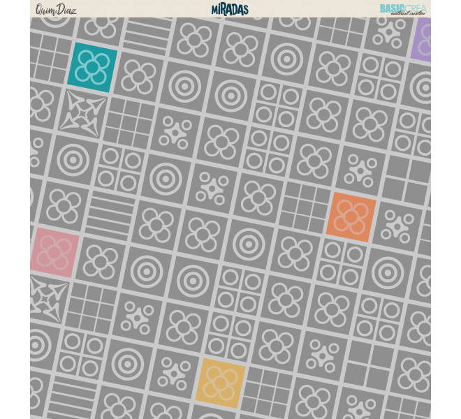 Miradas/  Paper Pack  12X12