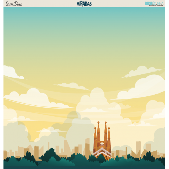 Miradas/  Paper Pack  12X12