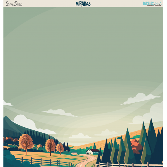 Miradas/  Paper Pack  12X12