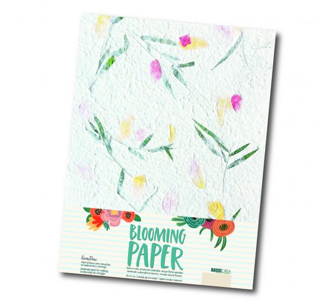 Seasonal Papel Elaborado con Hojas Portobello