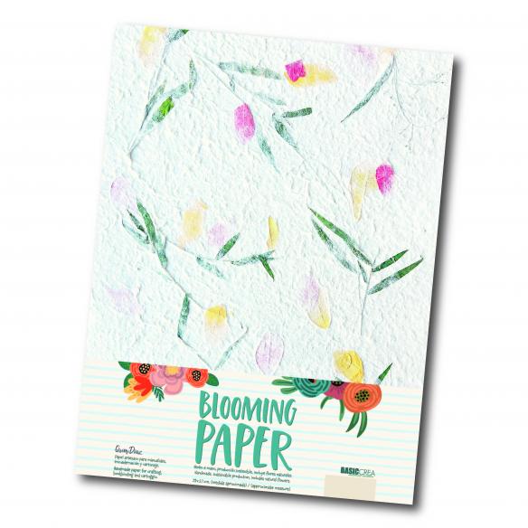 Seasonal Papel Elaborado con Hojas Portobello