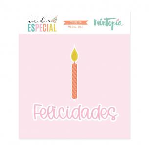Troquel felicidades Un día especial de Mintopía