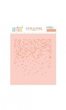 Hot Foil&Fun Plate Confetti Background A special day for Mintopia