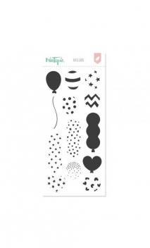 Stamp Layered Balloons A special day of Mintopia