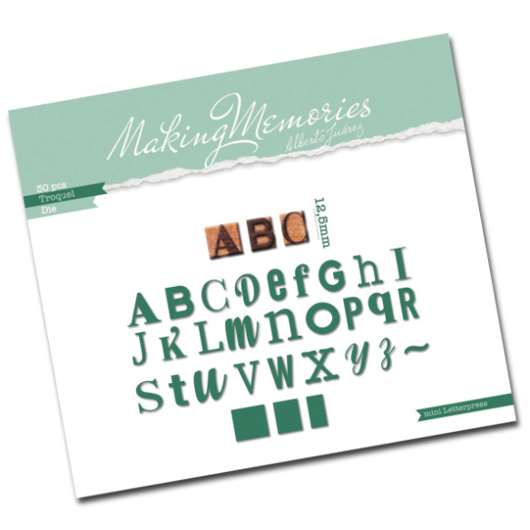 Traveler/ Alfabeto mini s Letterpress