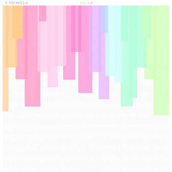 Bloc de papeles 12x12 "Felicidad"