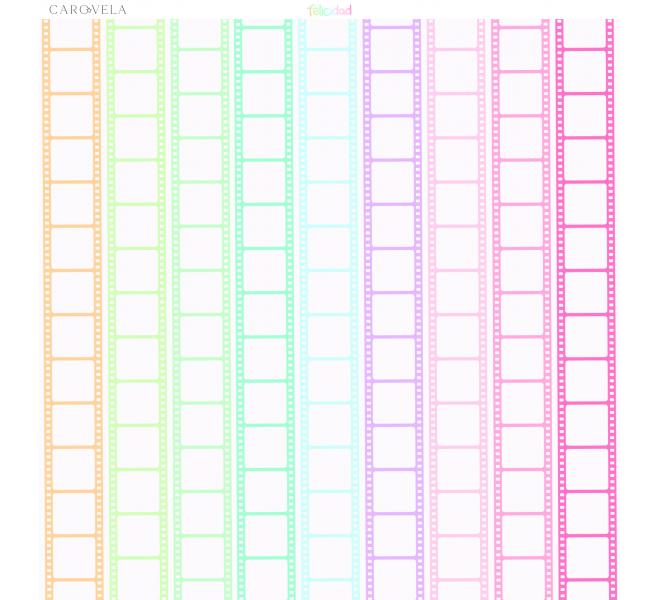 Bloc de papeles 12x12 "Felicidad"