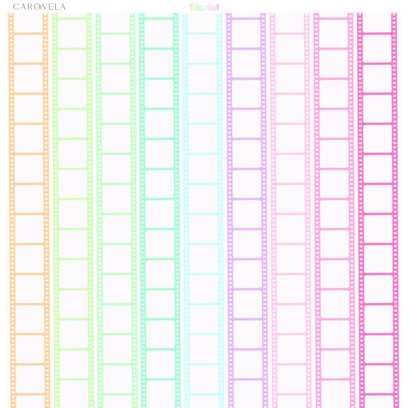 Bloc de papeles 12x12 "Felicidad"