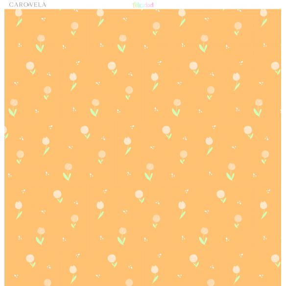 Bloc de papeles 12x12 "Felicidad"