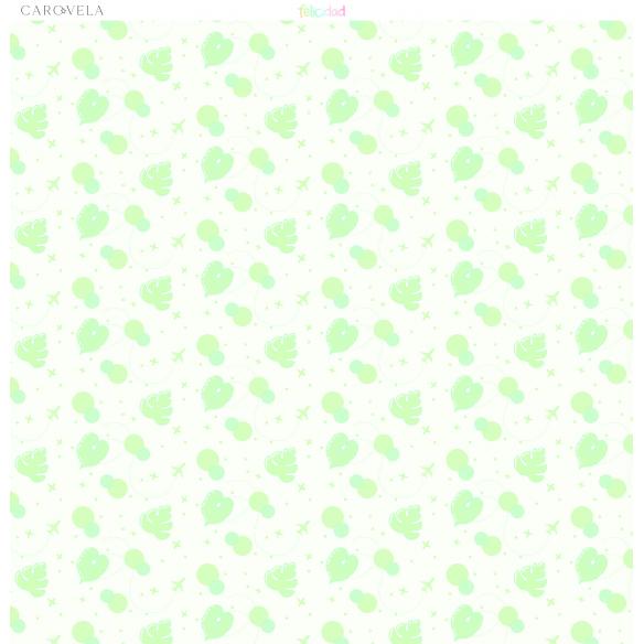 Bloc de papeles 12x12 "Felicidad"