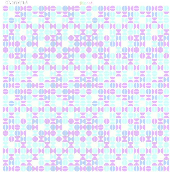 Bloc de papeles 12x12 "Felicidad"