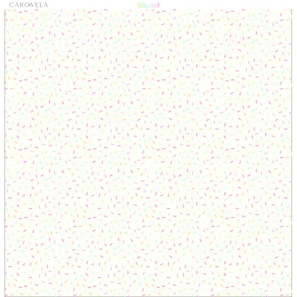 Bloc de papeles 12x12 "Felicidad"