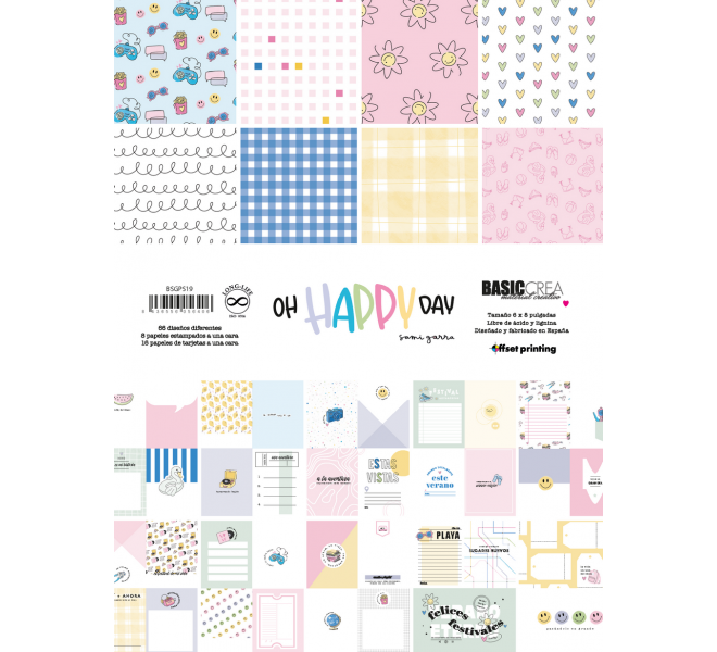 Papel 6x8" OH HAPPYDAY