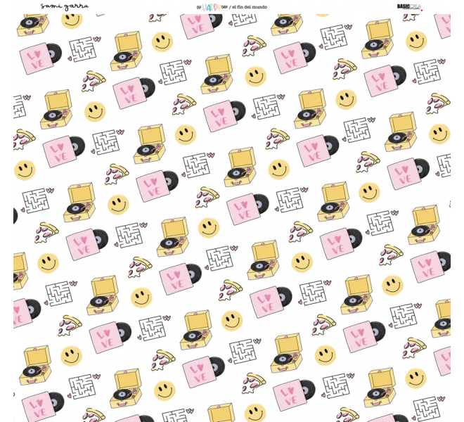 Papel 12x12" OH HAPPYDAY