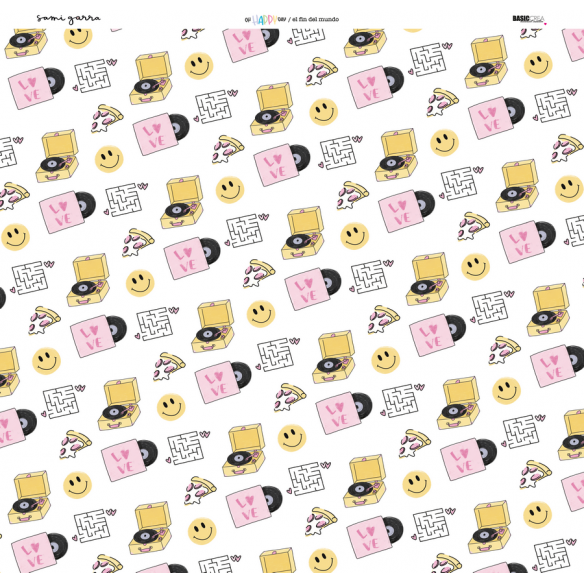 Papel 12x12" OH HAPPYDAY