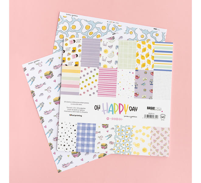 Papel 12x12" OH HAPPYDAY