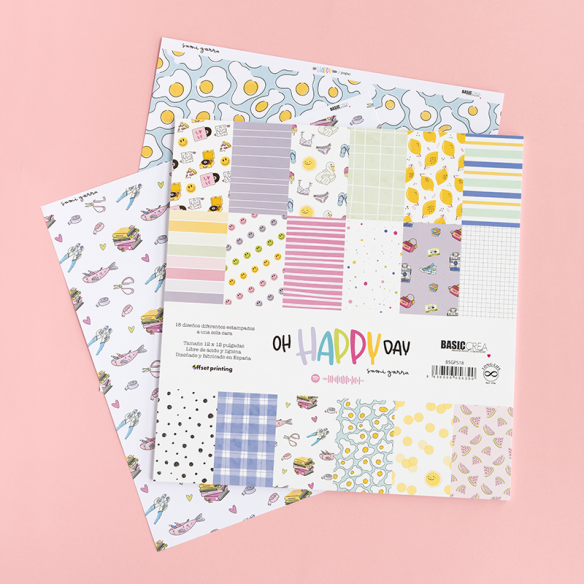 Papel 12x12" OH HAPPYDAY