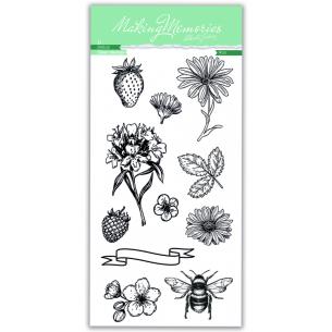 11 sellos acrílicos WILD MY PRETTY LITTLE HOUSE