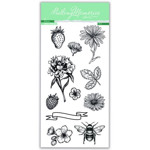 11 sellos acrílicos WILD MY PRETTY LITTLE HOUSE