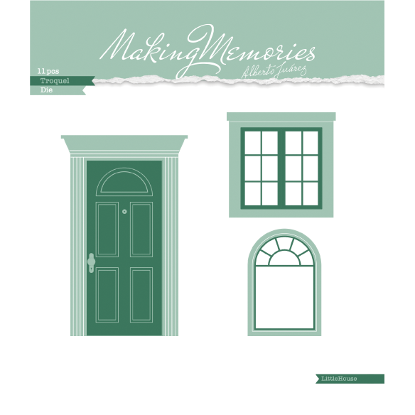 Troquel Puerta 11 piezas MY PRETTY LITTLE HOUSE