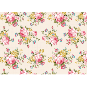 Paper Press 45x64 cm  impreso: Large bouquet - MY LITTLE HOUSE