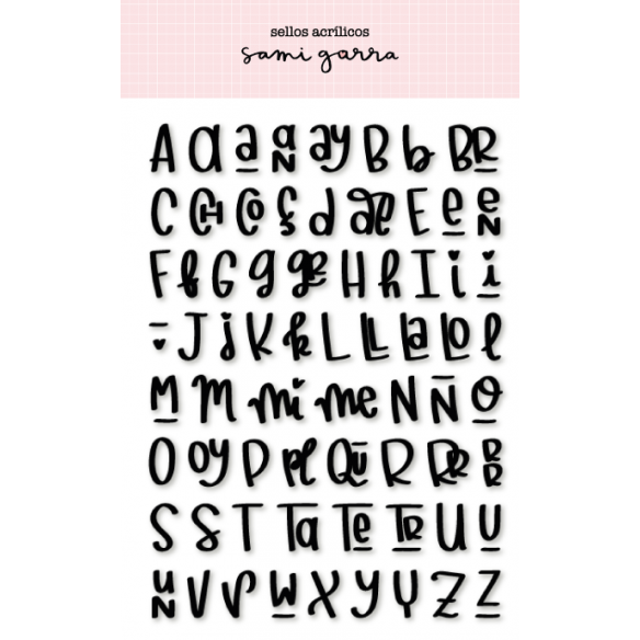 Sello Alfabeto combinado.