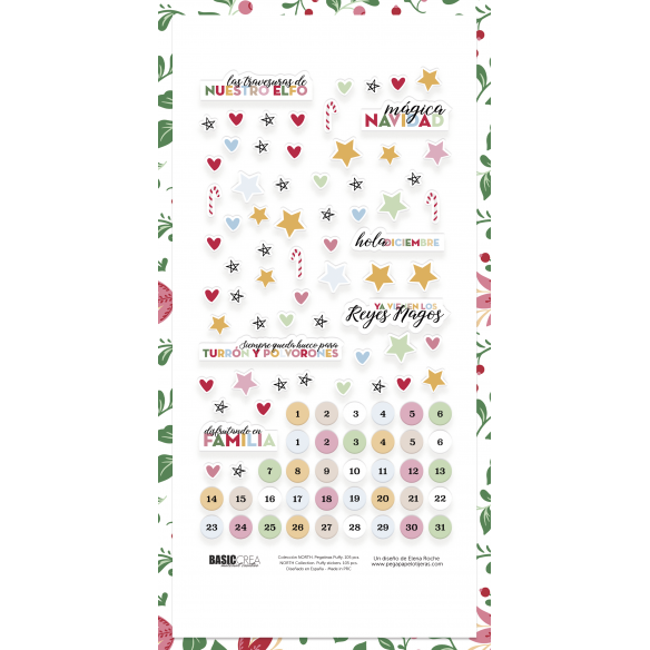 Puffy Stickers NORTH