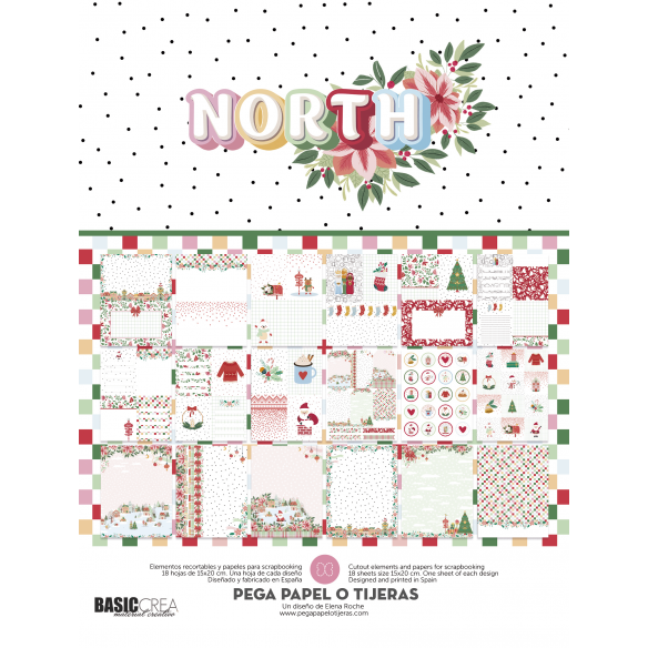 Pack A5 (Mixto tarjetas y papeles) NORTH