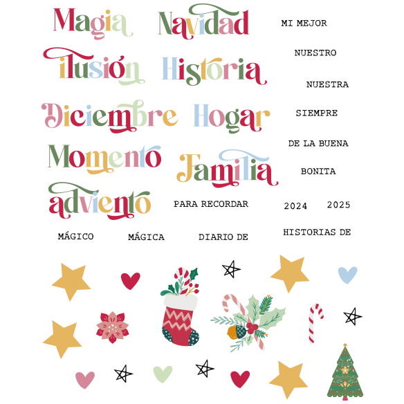 Chipboards palabra y motivos NORTH