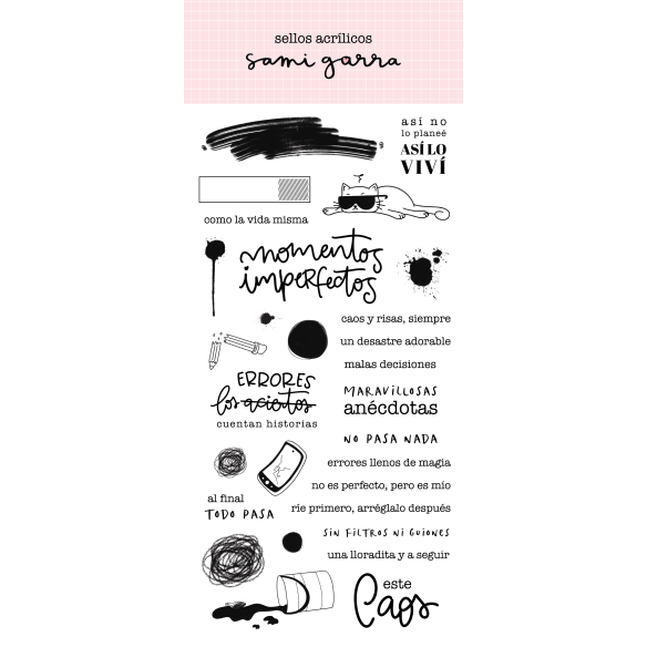 Set of stamps Imperfect Moments