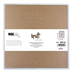 Kraft cardboard 1.5mm 305x305cm 6 sheets